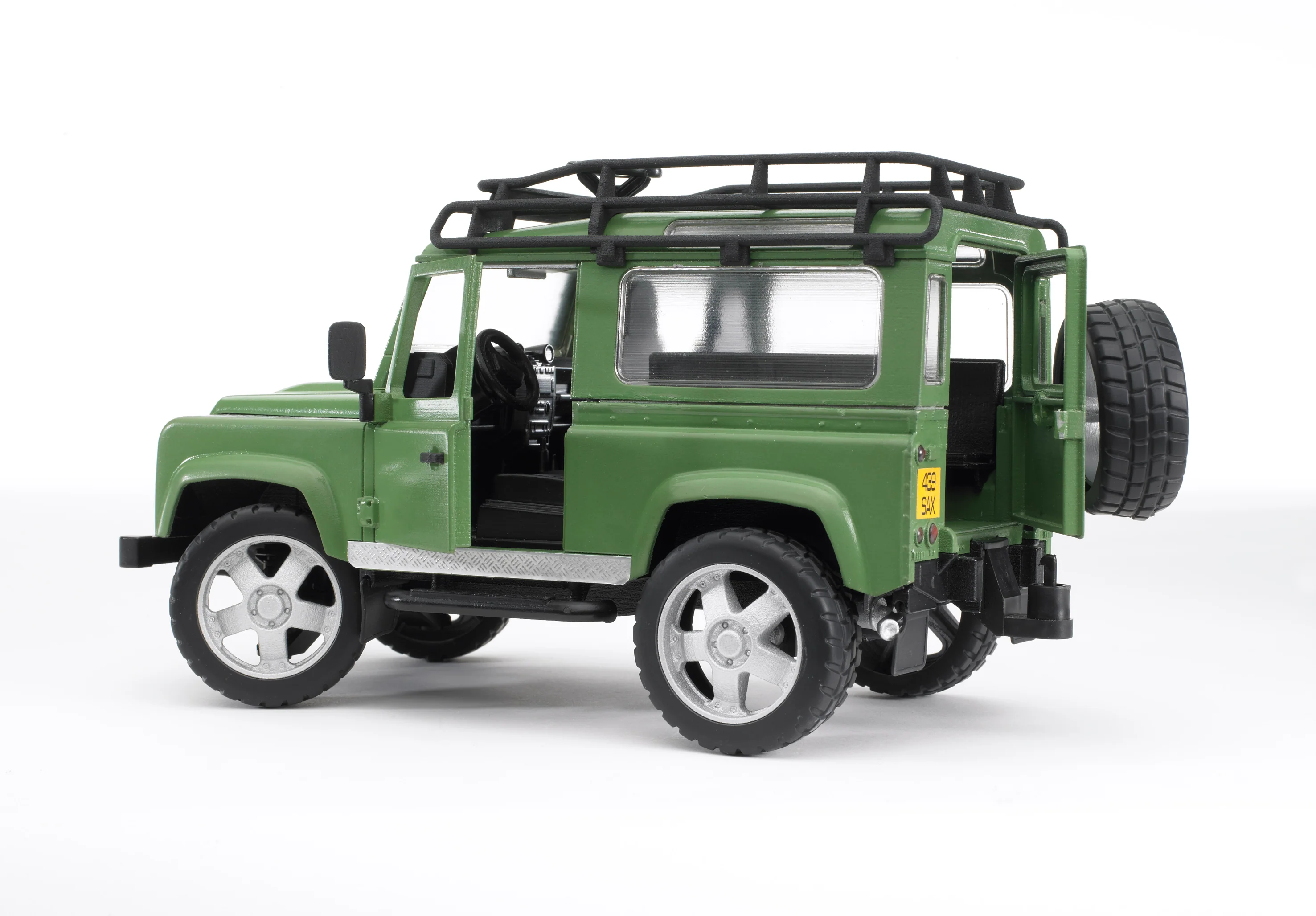 Bruder 02593 Land Rover Defender Station Wagon with Trailer, JCB Micro Excavator, Figure 26.10.10 - Image 3