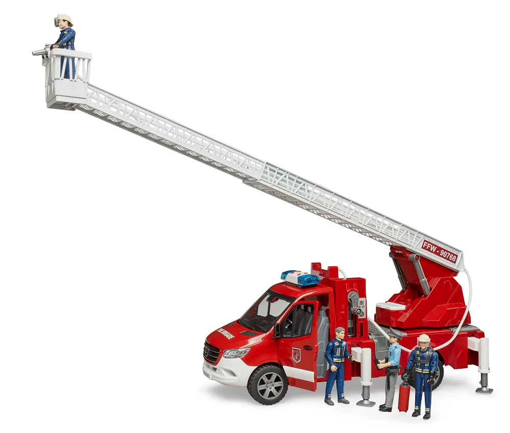 Bruder 02673 Mercedes-Benz Sprinter Fire Engine with Ladder, Pump, and Light & Sound Module 20.12.8 - Image 4