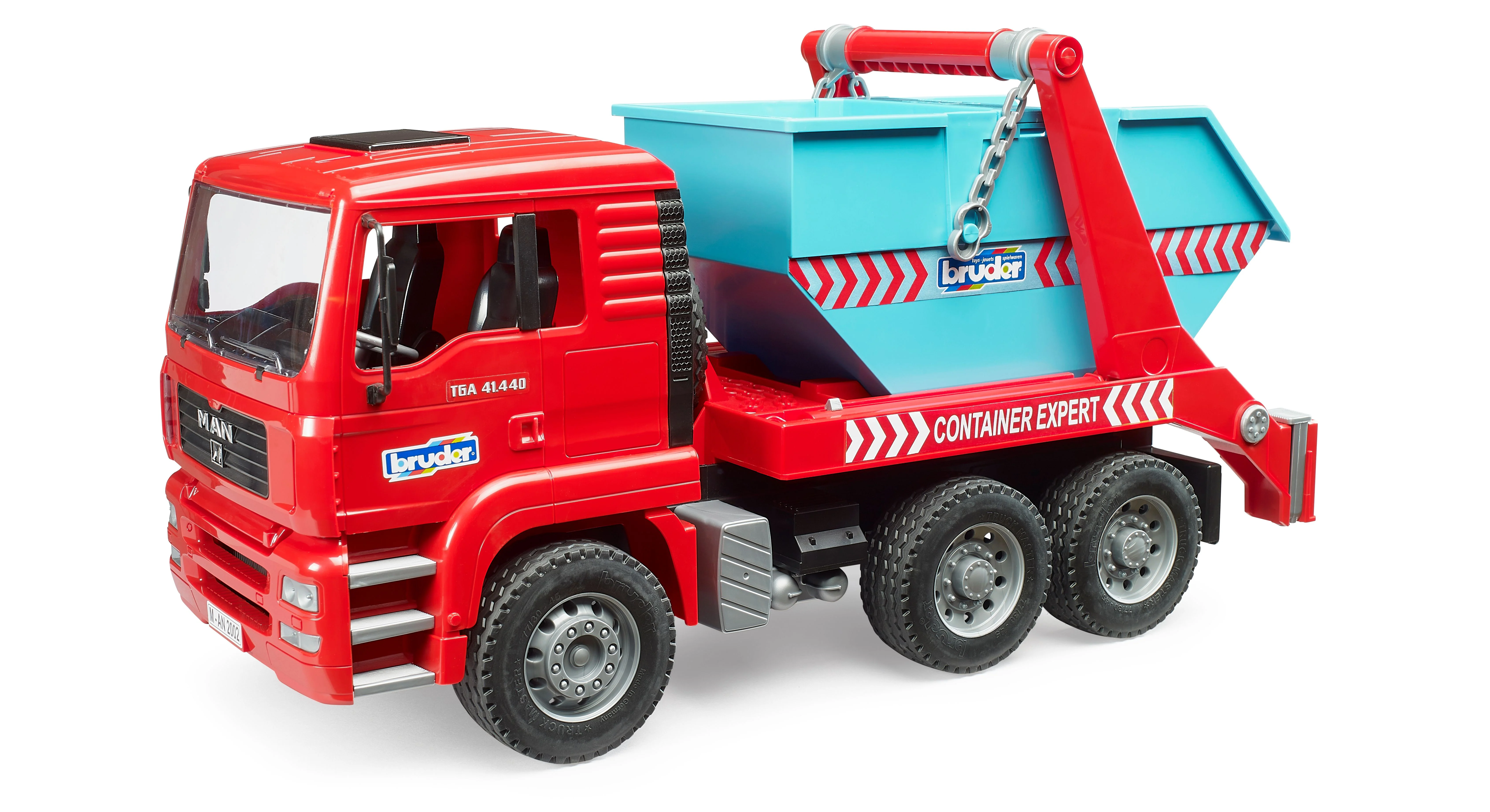 Bruder 02741 Man TGA Skip Container Truck 20.12.8