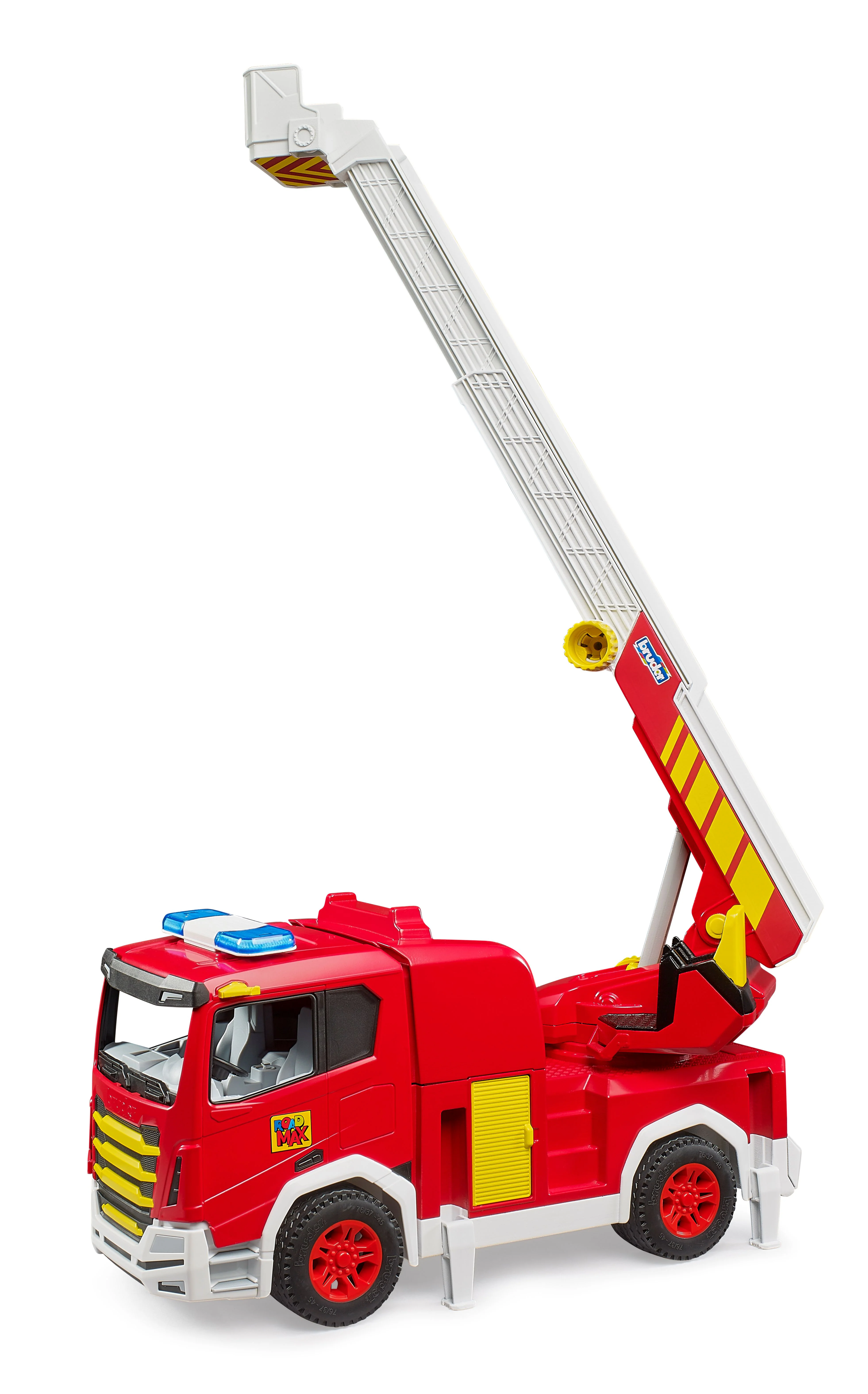 Bruder 03472 Roadmax Fire Engine with Ladder - Image 3