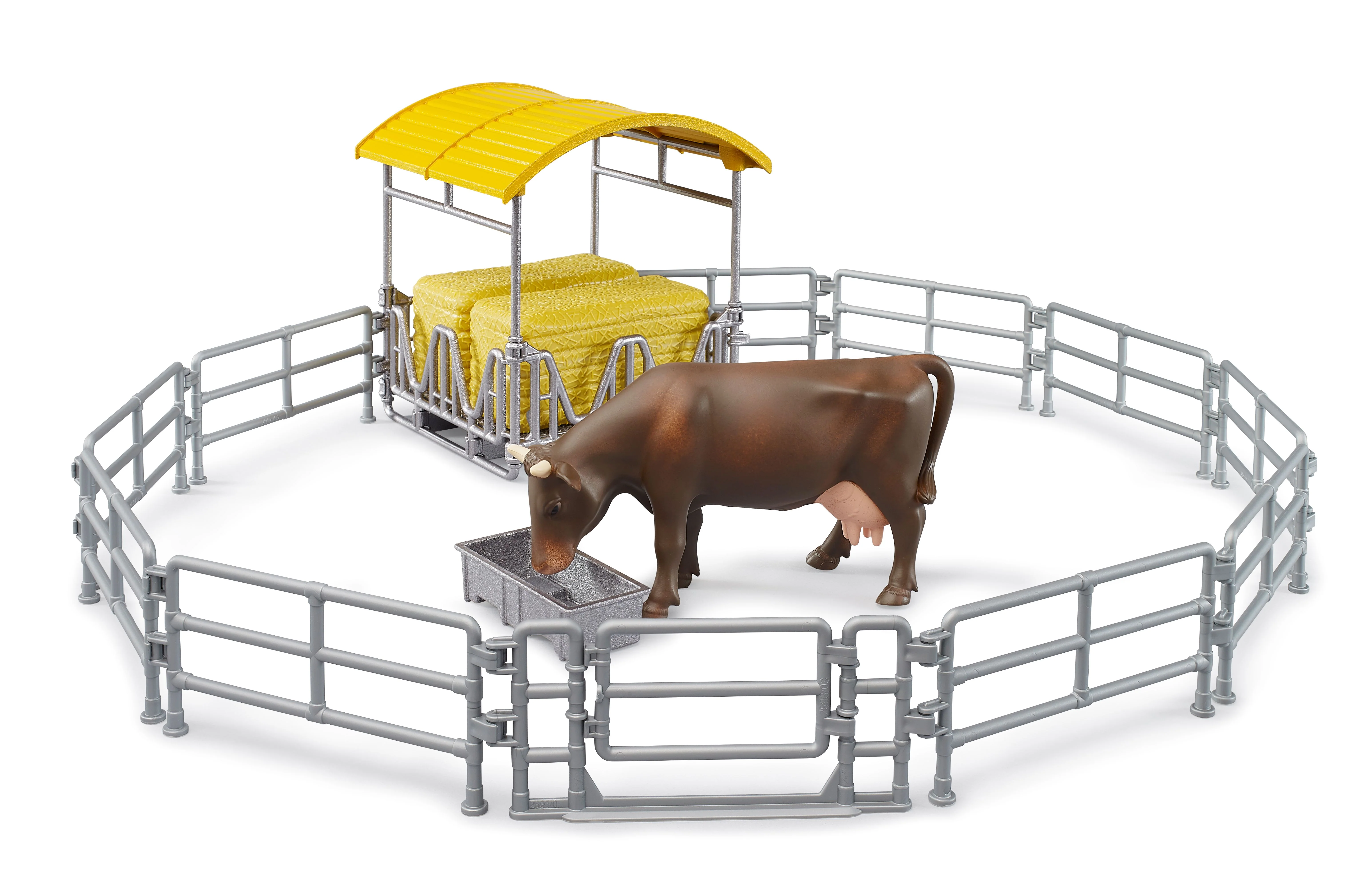 Bruder 62612 Accessory: Hay Rack with Fences and Trough - Image 2
